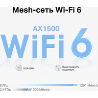 Wi-Fi роутер TP-Link Deco X10 (1 устройство)