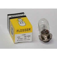 Галогенная лампа Flosser 12V 18/18W P15d-25-1 1шт [1181]