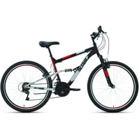 Велосипед Altair MTB FS 26 1.0 р.18 2021 (черный/красный)