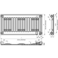 Стальной панельный радиатор Лидея ЛУ 10-509 500x900