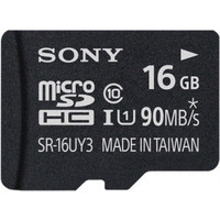 Карта памяти Sony microSDHC (Class 10) 16GB + адаптер [SR16UY3AT]