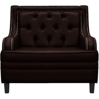 Интерьерное кресло Brioli Чикаго (экокожа, L13 коричневый)