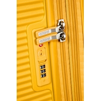 Чемодан-спиннер American Tourister SoundBox Golden Yellow 77 см