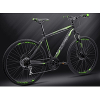Велосипед LTD Crossfire 850 (черный/зеленый, 2019)