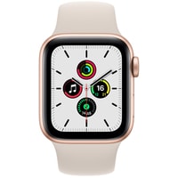 Умные часы Apple Watch SE 40 мм (алюминий золотистый/сияющая звезда)