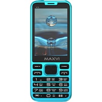 Кнопочный телефон Maxvi X10 (голубой)