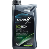 Моторное масло Wolf EcoTech 5W-20 SP/RC D1-3 1л