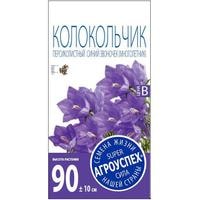Семена цветов Агроуспех Колокольчик персиколистный Синий звоночек 74101 0.1 г