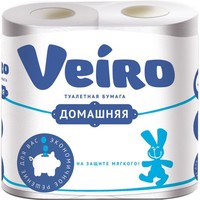 Туалетная бумага Veiro Домашняя 2 слоя (4 рулона)