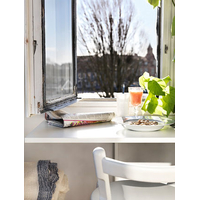 Откидной стол Ikea Норберг (белый) [703.617.10]