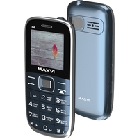 Кнопочный телефон Maxvi B6 (маренго)