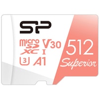 Карта памяти Silicon-Power Superior A1 microSDXC SP512GBSTXDV3V20 512GB