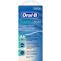 Зубная нить Oral-B Super Floss (50 нитей)
