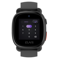 Детские умные часы Elari KidPhone 4G Lite (черный)