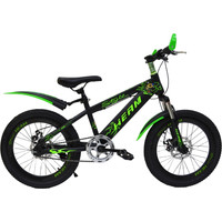 Детский велосипед Heam First Style 20 (матовый черный/зеленый)
