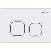 Унитаз подвесной Roxen Antares в комплекте с инсталляцией StounFix Slim 6 в 1 533395 (кнопка: белый глянец)