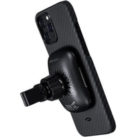 Чехол для телефона Pitaka MagEZ для iPhone 12 Pro Max (twill, черный/серый)