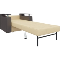 Кресло-кровать Mebelico Комфорт 58748 (бежевый/коричневый)