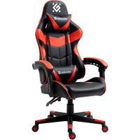 Кресло Defender Comfort (черный/красный)