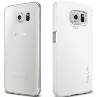 Чехол для телефона Spigen Thin Fit для Samsung Galaxy S6 (Shimmery White) [SGP11309]