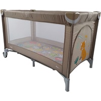 Манеж-кровать Baby Tilly Rio Plus T-1021 (шоколадно-коричневый)
