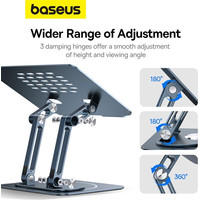 Подставка Baseus UltraStable Pro Series Rotatable and Foldable Laptop Stand (3-Hinge Version)