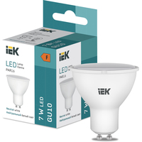 Светодиодная лампочка IEK LED PAR16 600lm 4000K GU10