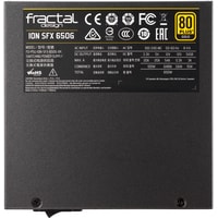 Блок питания Fractal Design Ion SFX-L 650W Gold FD-PSU-ION-SFX-650G-BK