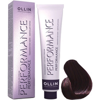 Крем-краска для волос Ollin Professional Performance 5/22 светлый шатен фиолетовый