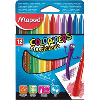 Восковые мелки Maped Crayon PlastiClean 862011 (12 шт)