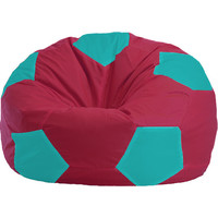 Кресло-мешок Flagman Мяч М1.1-311 (бордовый/бирюзовый)