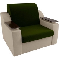 Кресло-кровать Лига диванов Сенатор 100692 60 см (зеленый/бежевый)