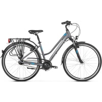 Велосипед Kross Trans 6.0 Lady DL 2020 (графит/синий)