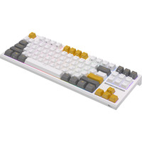 Клавиатура Royal Kludge RK-R87 RGB (белый/желтый, RK Brown)