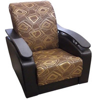 Интерьерное кресло Асмана Антуан (шинил квадро 2 коричневый кожзам)