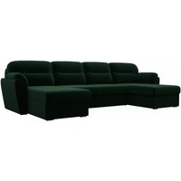 П-образный диван Лига диванов Бостон 100547 (зеленый)
