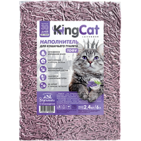 Наполнитель для туалета KingCat Lavender 6 л