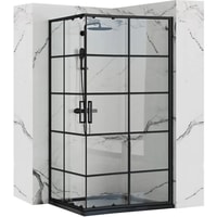 Душевой уголок Rea Concept 100x80 (черный/прозрачное стекло)