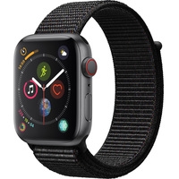 Умные часы Apple Watch Series 4 LTE 44 мм (алюминий серый космос/нейлон черный)