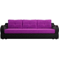 Диван Лига диванов Меркурий 100480 (фиолетовый/черный)