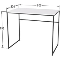 Стол Калифорния мебель Компакт 90x53 (белый)