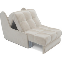 Кресло-кровать Мебель-АРС Барон №2 (бархат, бежевый Star Velvet 6 Light Beige) в Солигорске