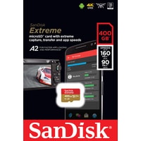 Карта памяти SanDisk Extreme microSDXC SDSQXA1-400G-GN6MN 400GB