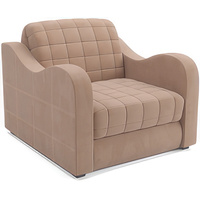 Кресло-кровать Мебель-АРС Барон №4 (велюр, гбежевый Luna 061)