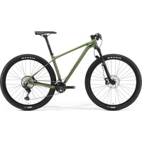 Велосипед Merida Big.Nine 700 XL 2021 (матовый зеленый/глянцевый зеленый)