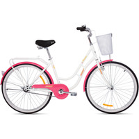 Велосипед AIST Avenue 2022 (белый/розовый)