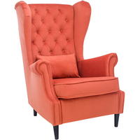 Интерьерное кресло Leset Винтаж V39 (велюр, морковный)