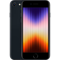 Смартфон Apple iPhone SE 2022 64GB Восстановленный by Breezy, грейд C (полуночный)
