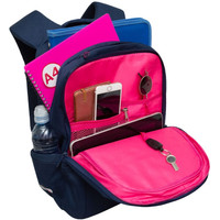 Школьный рюкзак Grizzly RG-366-6 (синий)
