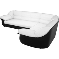 Угловой диван Mebelico Карнелла 60292 (белый/черный)